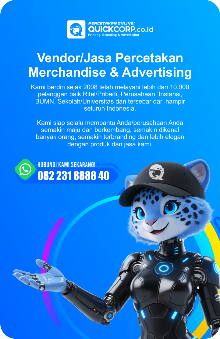 Vendor/Jasa Percetakan Merchandise & Advertising
